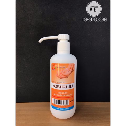 Dung dịch sát khuẩn tay nhanh hãng ASIRUB mã ASIRUB500ML
