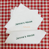 


																	 Khăn giấy ăn in logo Jennie's House 