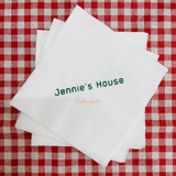 


																	 Khăn giấy ăn in logo Jennie's House 