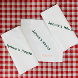 


																	 Khăn giấy ăn in logo Jennie's House 