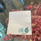 


																	 Khăn giấy ăn in logo JUICE HOUSE & KAFE 