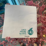 


																	 Khăn giấy ăn in logo JUICE HOUSE & KAFE 