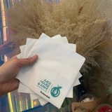 


																	 Khăn giấy ăn in logo JUICE HOUSE & KAFE 
