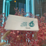 


																	 Khăn giấy ăn in logo JUICE HOUSE & KAFE 