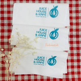 


																	 Khăn giấy ăn in logo JUICE HOUSE & KAFE 