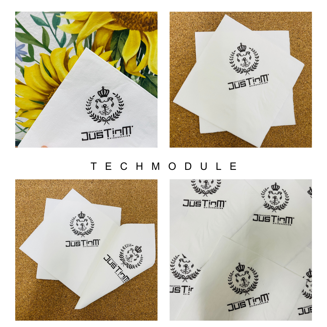 Khăn giấy ăn in logo JusT.in.M 