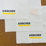 


																	 Khăn giấy ăn in logo KARCHER 