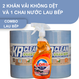 


																	 Combo: Mua 2 khăn vải không dệt đa năng và 1 chai vệ sinh bếp LORD tặng 1 giấy lau tay TMCARE PREMIUM XANH 