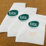 


																	 Khăn giấy ăn in logo KHOAI 