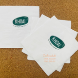


																	 Khăn giấy ăn in logo KHOAI 