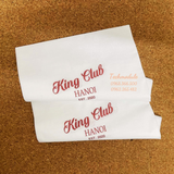 


																	 Khăn giấy ăn in logo KING CLUB 