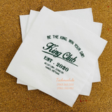 


																	 Khăn giấy ăn in logo KING CLUB 
