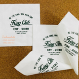 


																	 Khăn giấy ăn in logo KING CLUB 