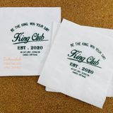 


																	 Khăn giấy ăn in logo KING CLUB 