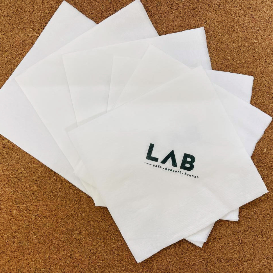  Khăn giấy ăn in logo LAB 