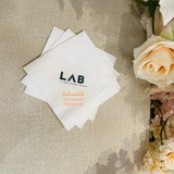 


																	 Khăn giấy ăn in logo LAB 