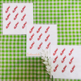 


																	 Khăn giấy ăn in logo LA CREME 