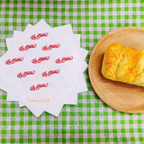 


																	 Khăn giấy ăn in logo LA CREME 