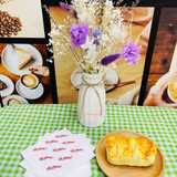 


																	 Khăn giấy ăn in logo LA CREME 