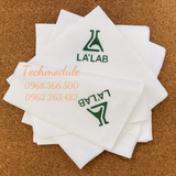 


																	 Khăn giấy ăn in logo LALAB 