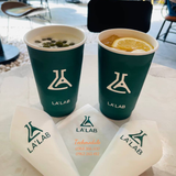 


																	 Khăn giấy ăn in logo LALAB 