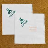


																	 Khăn giấy ăn in logo LALAB 