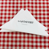 


																	 Khăn giấy ăn in logo CAFE DAI VIET 