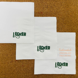 


																	 Khăn giấy ăn in logo LECKER 
