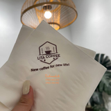 


																	 Khăn giấy ăn in logo LITA COFFEE 