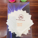 


																	 Khăn giấy ăn in logo LITA COFFEE 