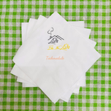 


																	 Khăn giấy ăn in logo BẾP NHÀ LINH VY 