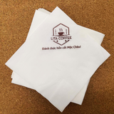 


																	 Khăn giấy ăn in logo LITA COFFEE 