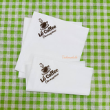 


																	 Khăn giấy ăn in logo LỐ COFFEE 
