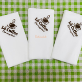 


																	 Khăn giấy ăn in logo LỐ COFFEE 