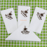 


																	 Khăn giấy ăn in logo LỐ COFFEE 