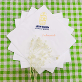 


																	 Khăn giấy ăn in logo LOTUS GARDEN 