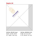 


																	 Khăn giấy ăn in logo LOTUS GARDEN 