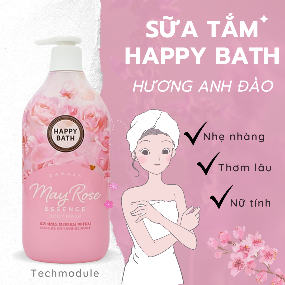 Sữa tắm Happy Bath Hàn Quốc