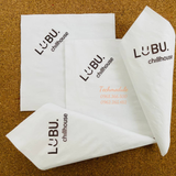 


																	 Khăn giấy ăn in logo LUBU CHILL HOUSE 