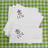 


																	 Khăn giấy ăn in logo LUX 