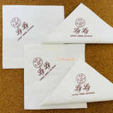 


																	 Khăn giấy ăn in logo LY LY 