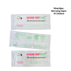  Khăn vải ướt thơm màng OPP in logo thương hiệu riêng 3-4 màu theo yêu cầu 