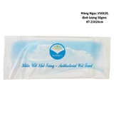 


																	 Khăn vải ướt màng OPP in logo thương hiệu riêng 3-4 màu theo yêu cầu 