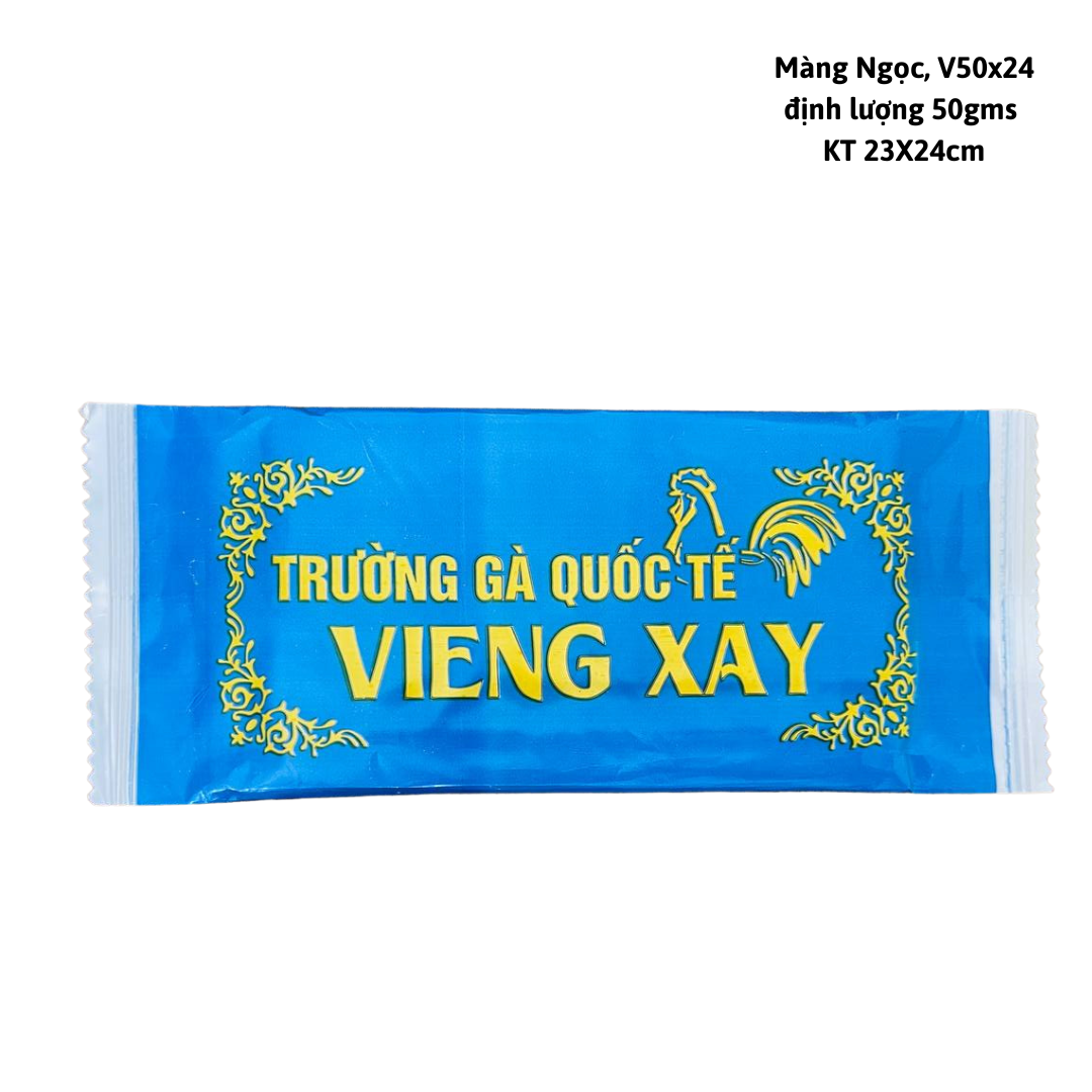  Khăn vải ướt màng OPP in logo thương hiệu riêng 1-2 màu theo yêu cầu 