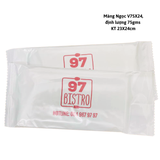


																	 Khăn vải ướt màng OPP in logo thương hiệu riêng 1-2 màu theo yêu cầu 