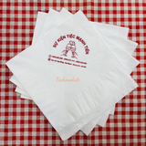 


																	 Khăn giấy ăn in logo TIỆC MẠNH TIẾN 