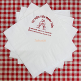 


																	 Khăn giấy ăn in logo TIỆC MẠNH TIẾN 