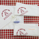 


																	 Khăn giấy ăn in logo TIỆC MẠNH TIẾN 