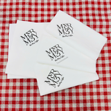 


																	 Khăn giấy ăn in logo MERMEY COFFEE 