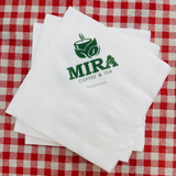 


																	 Khăn giấy ăn in logo MIRA 